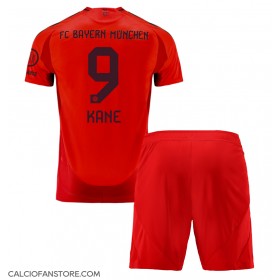 Maglia Calcio Bayern Munich Harry Kane #9 Prima Divisa Bambino 2024-25 Manica Corta (+ pantaloncini)